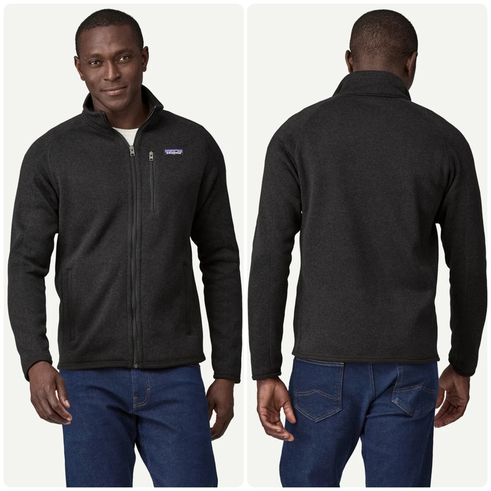 Patagonia Men’s Better Sweater Fleece Jacket Black Size Small